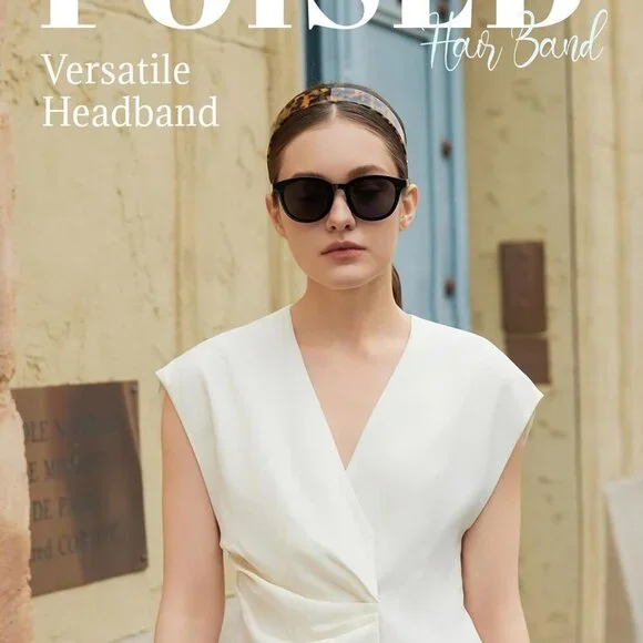 Wide Acetate Headband Women Tortoise No Slip Comfortable Hair Accessory - Picture 2 of 9